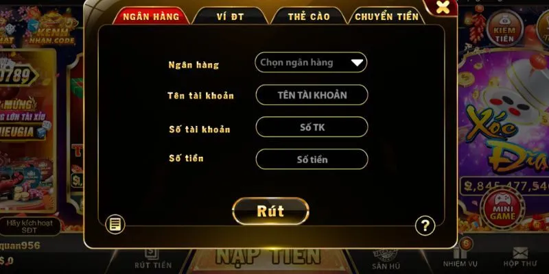 Điều kiện rút tiền tại Sao789 club