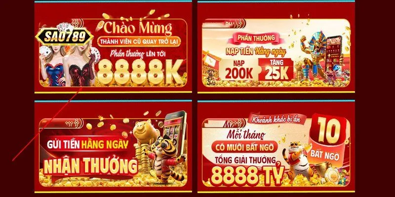 Ưu đãi chào mừng thành viên cũ quay lại hệ thống